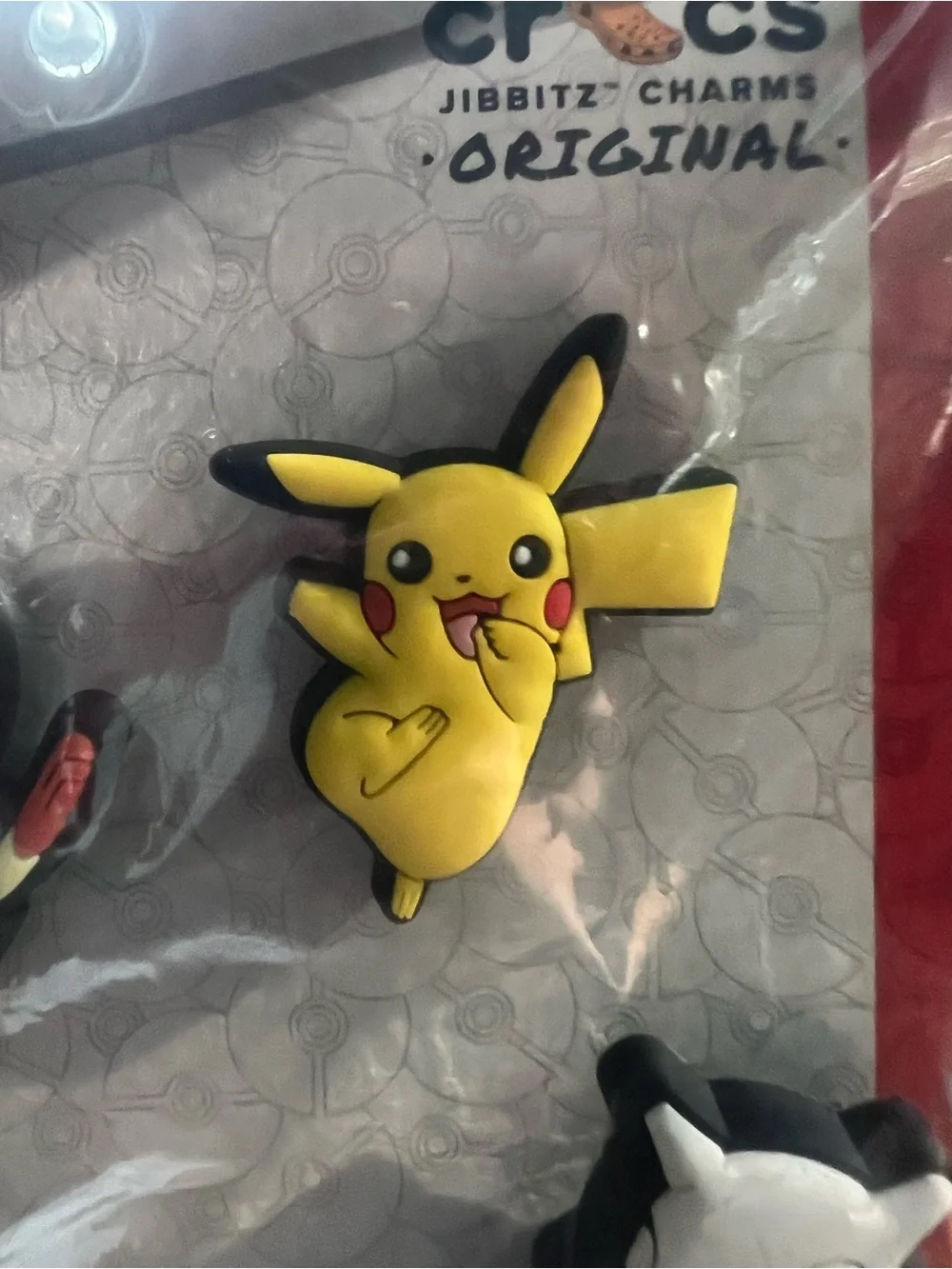 Pokemon Crocs Jibbitz Pikachu & Friends Purple/Yellow Charm Set 4-pack